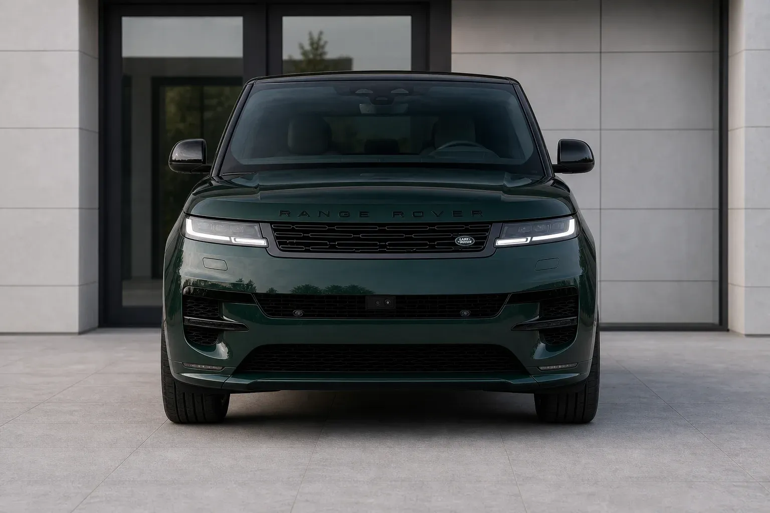 2025 Land Rover Range Rover Sport with EW-O-BL-001 wheel, front 0 view