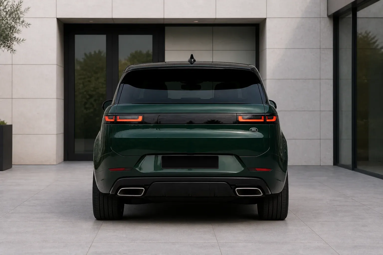 2025 Land Rover Range Rover Sport with EW-O-BL-001 wheel, rear 0 view