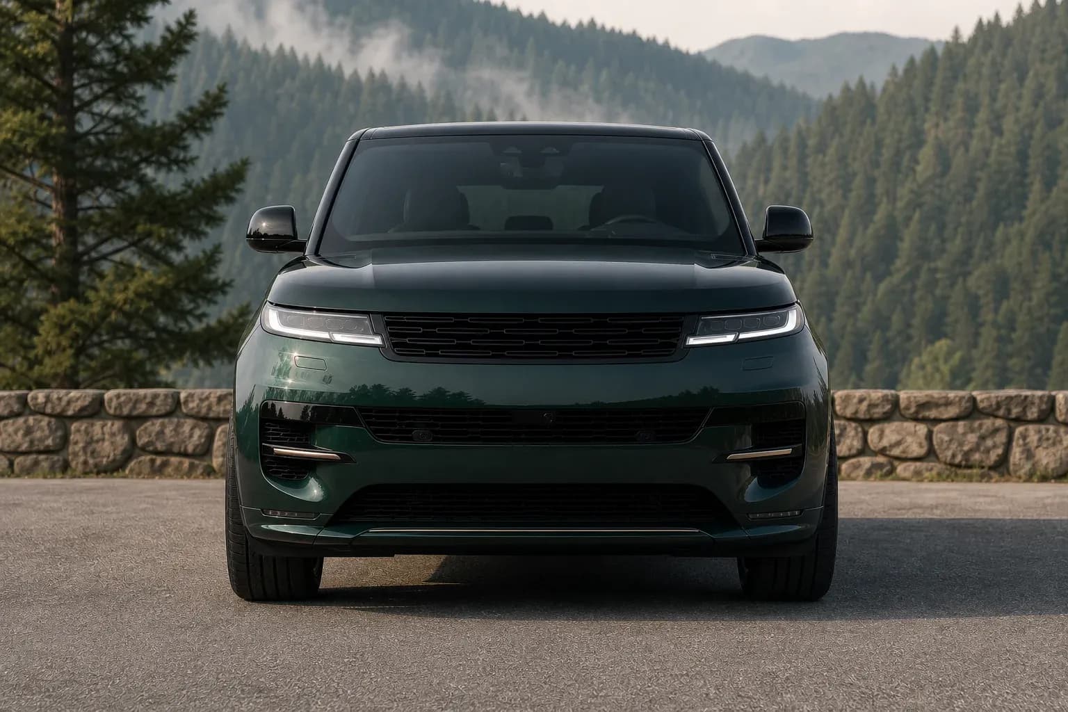 2025 Land Rover Range Rover Sport with EW-O-BL-002 wheel, front 0 view