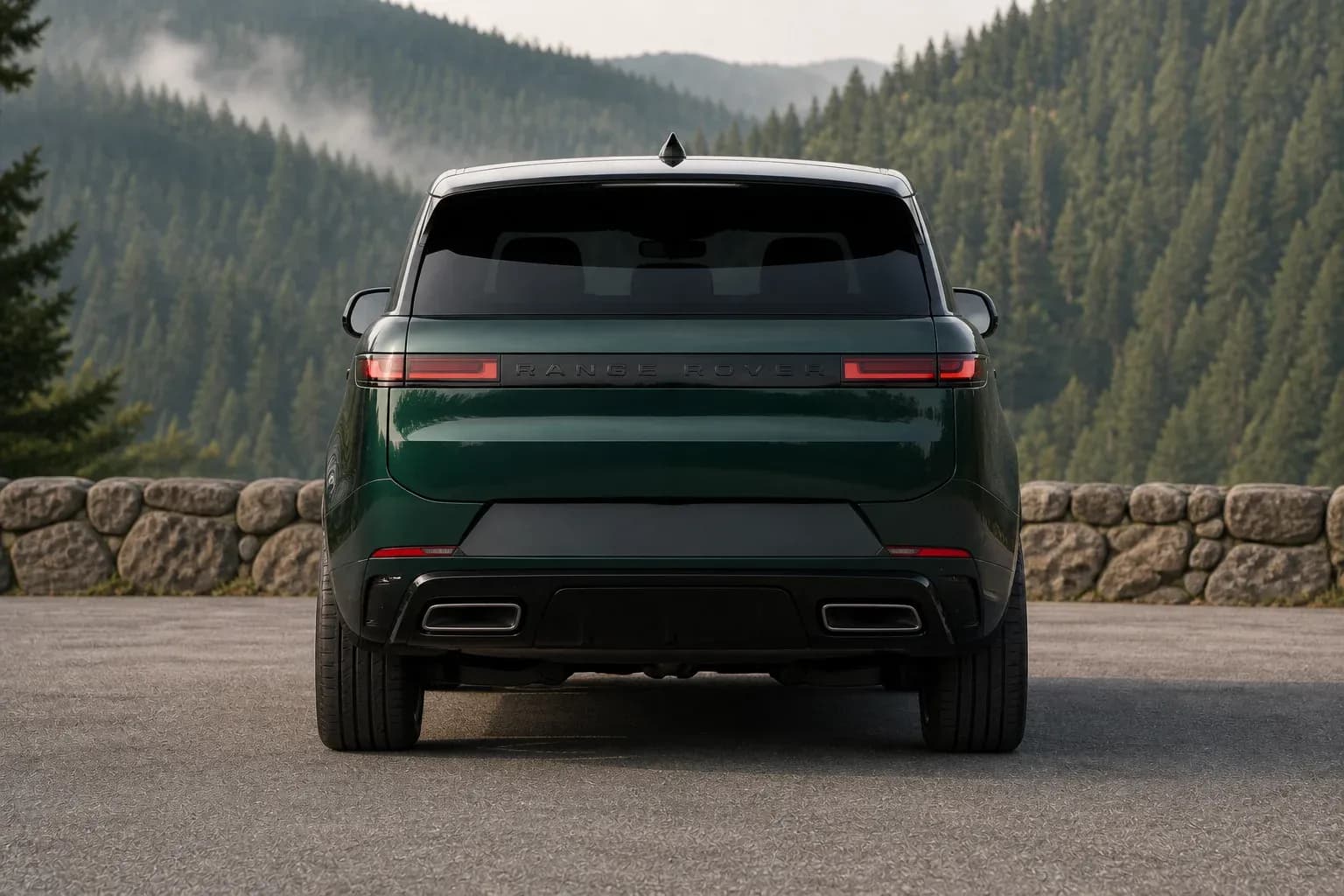 2025 Land Rover Range Rover Sport with EW-O-BL-002 wheel, rear 0 view