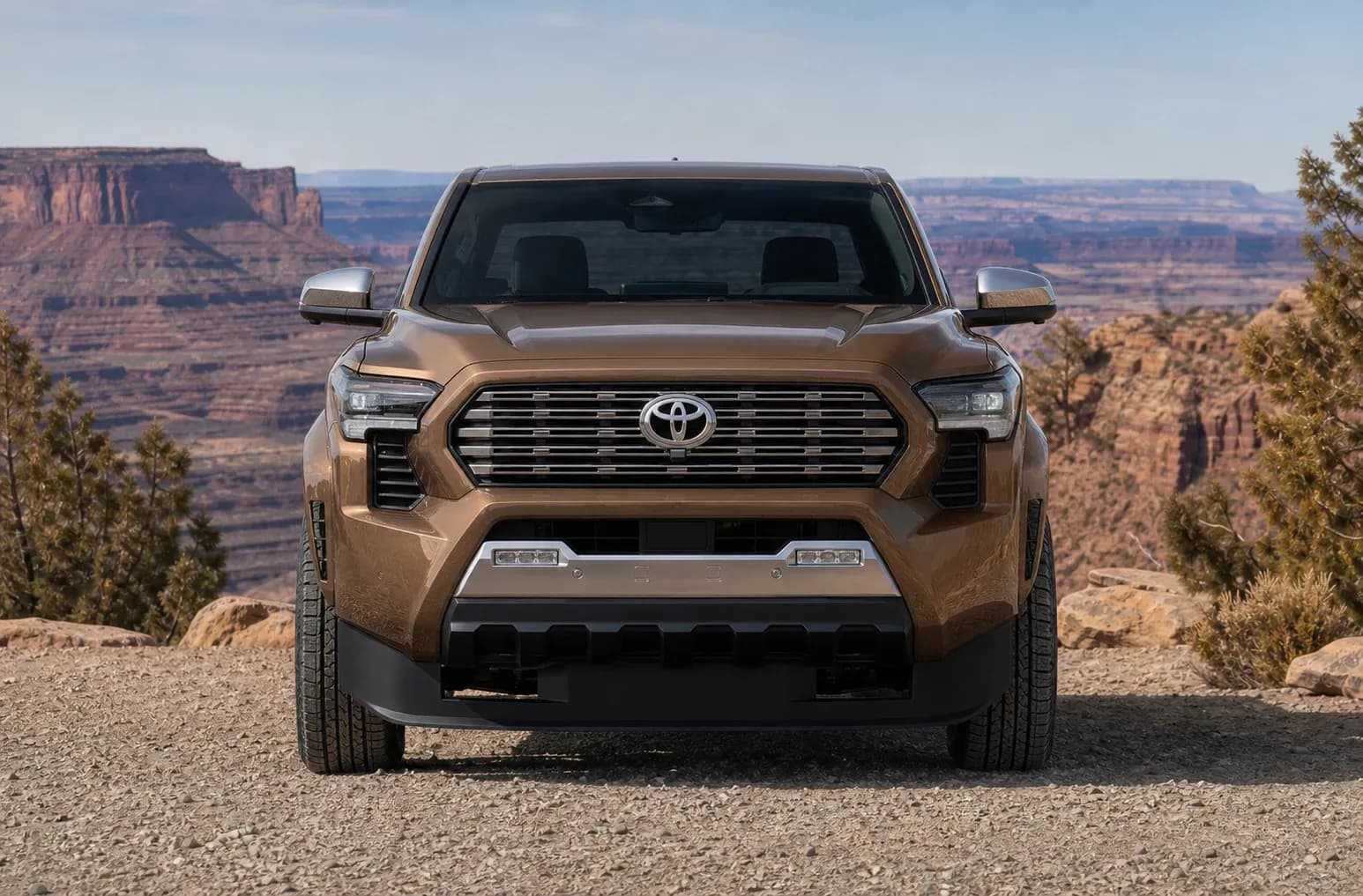 2026 Toyota Tacoma with EW-O-BL-003 wheel, front 0 view