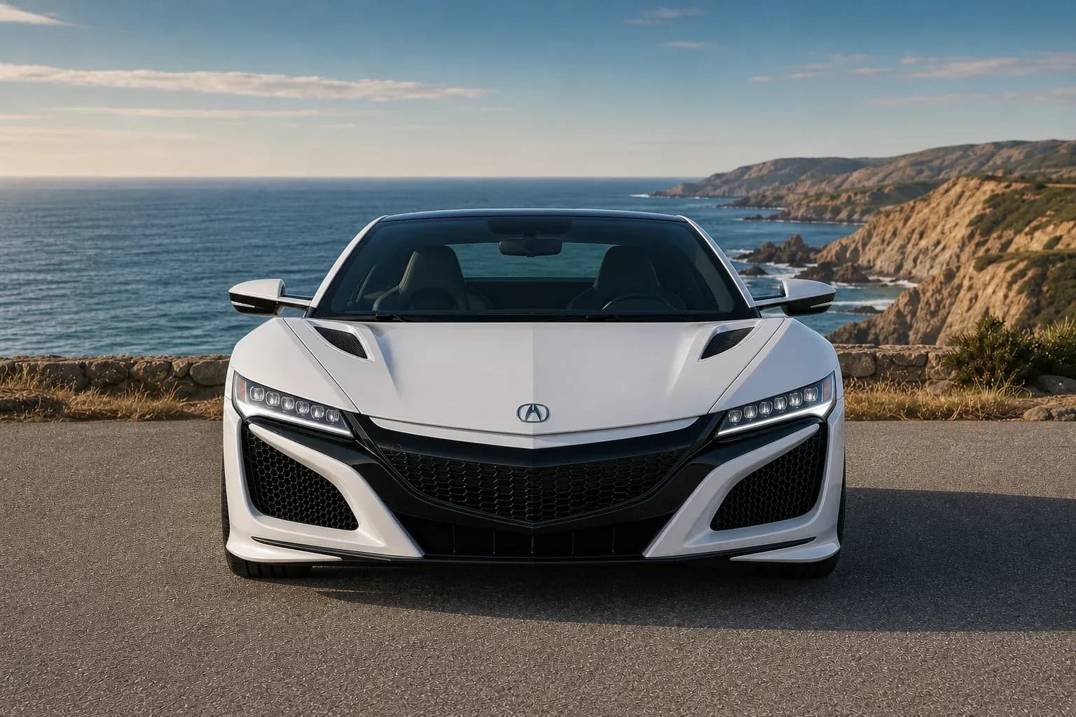 2022 Acura NSX with EW-O-BL-004 wheel, front 0 view