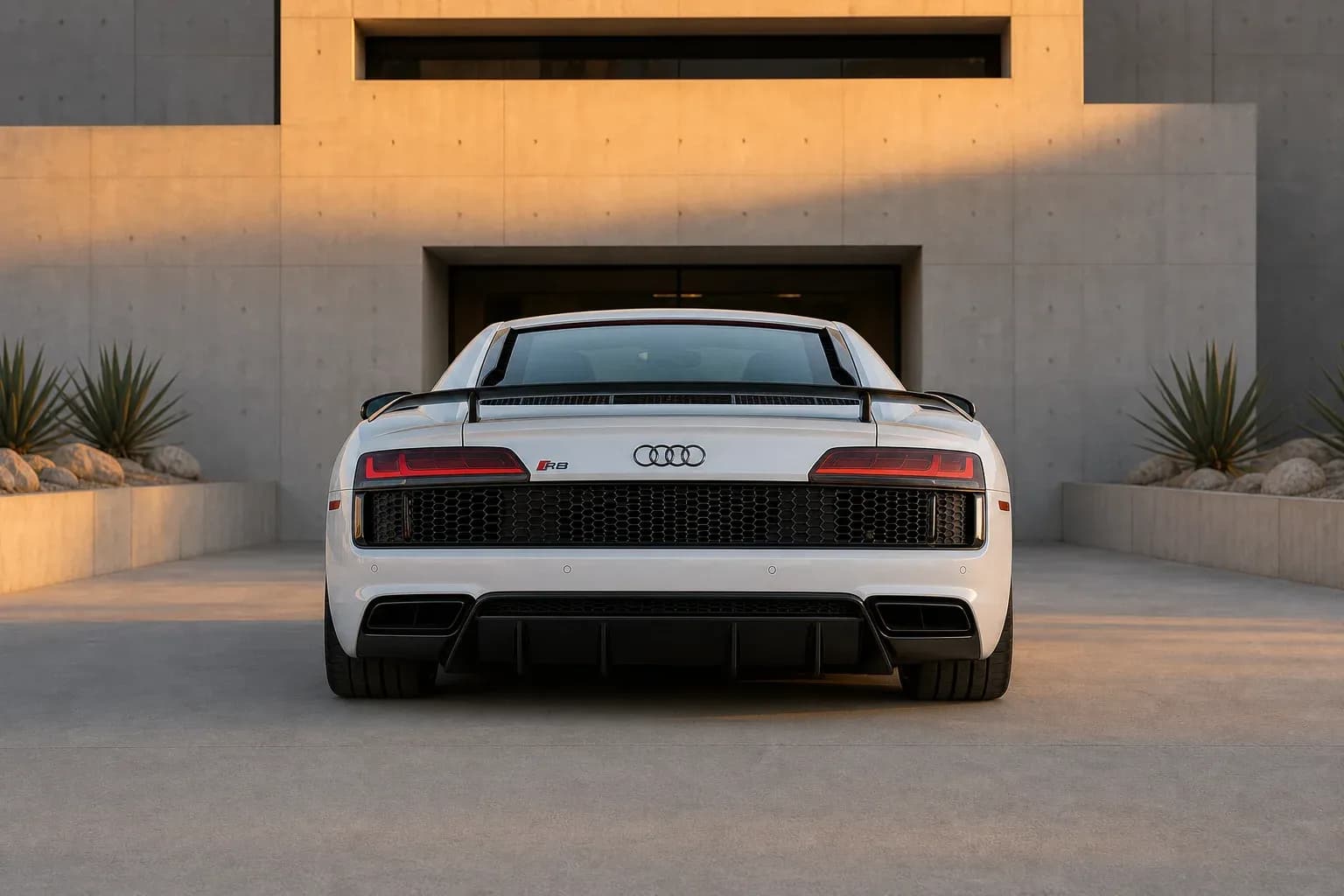 2024 Audi R8 with EW-O-BL-008 wheel, rear 0 view