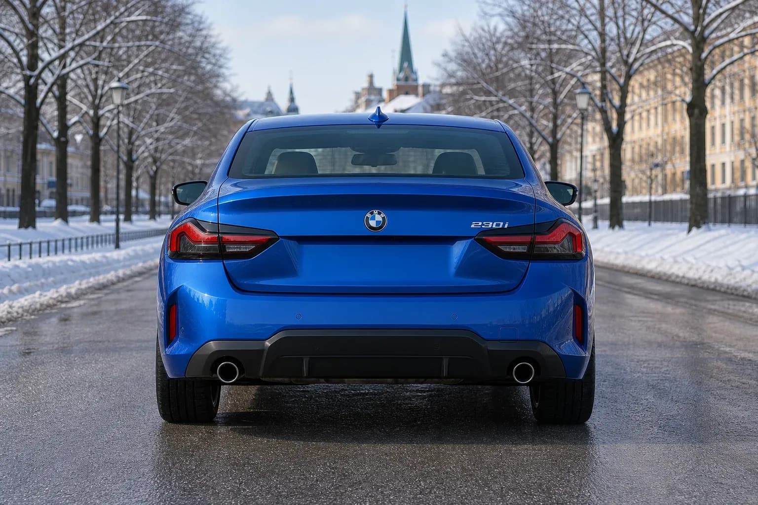 2025 BMW 2 Series with EW-O-BL-008 wheel, rear 0 view