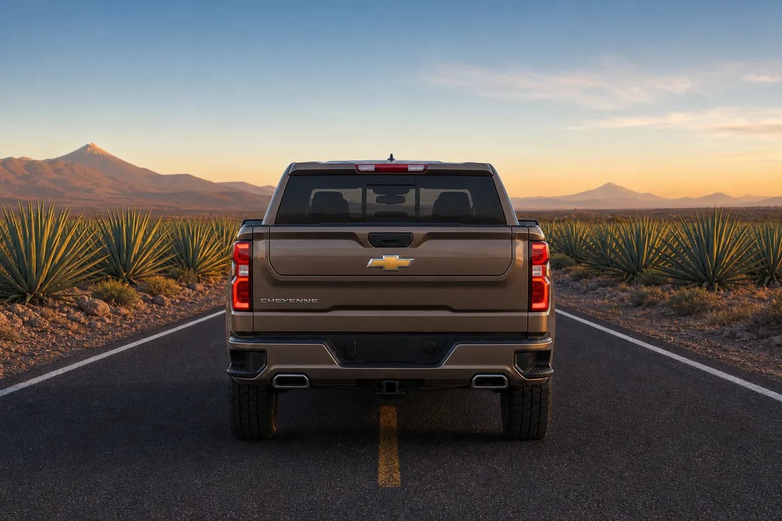 2024 Chevrolet Cheyenne with EW-O-BL-010 wheel, rear 0 view