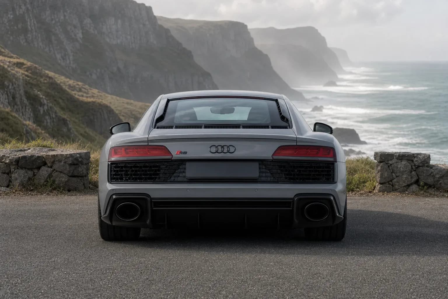 2024 Audi R8 with EW-O-BL-011 wheel, rear 0 view