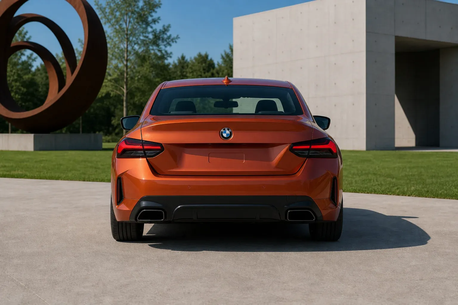 2025 BMW 2 Series with EW-O-BL-011 wheel, rear 0 view