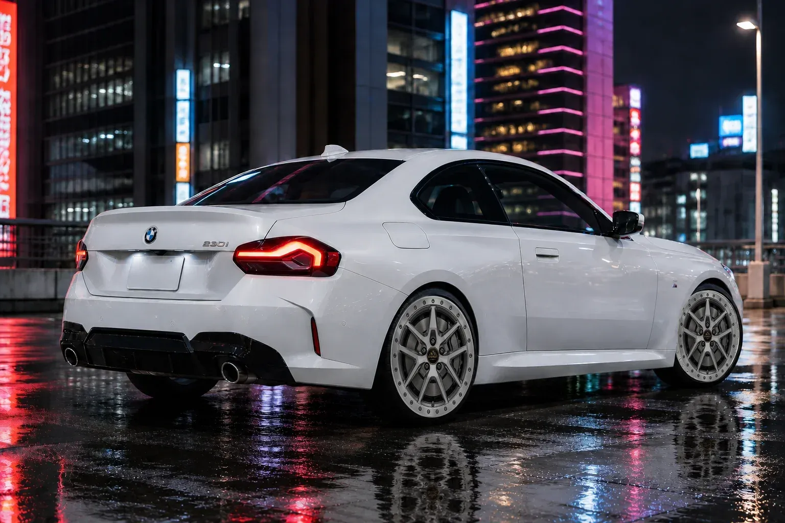 2025 BMW 2 Series with EW-O-BL-013 wheel, rear right 45 view