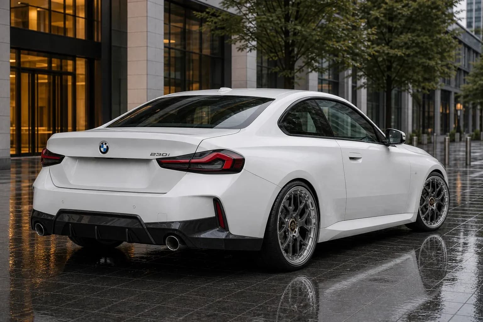 2025 BMW 2 Series with EW-O-BL-014 wheel, rear right 45 view
