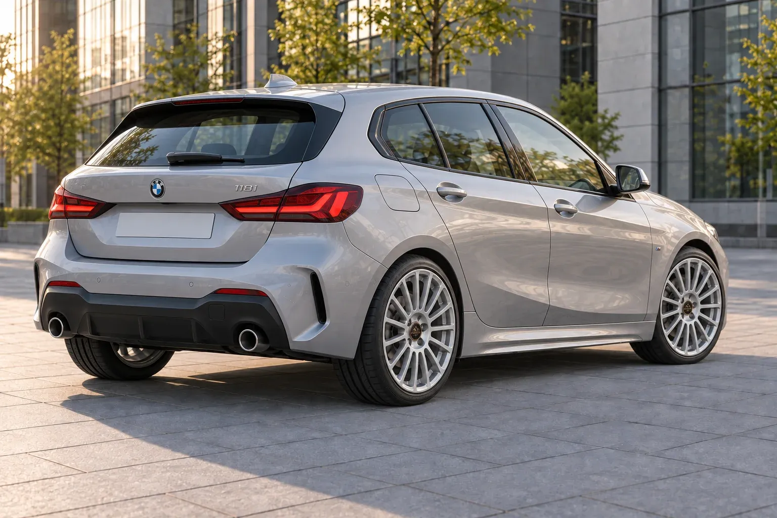 2019 BMW 1 Series with EW-P-CS-004 wheel, rear right 45 view