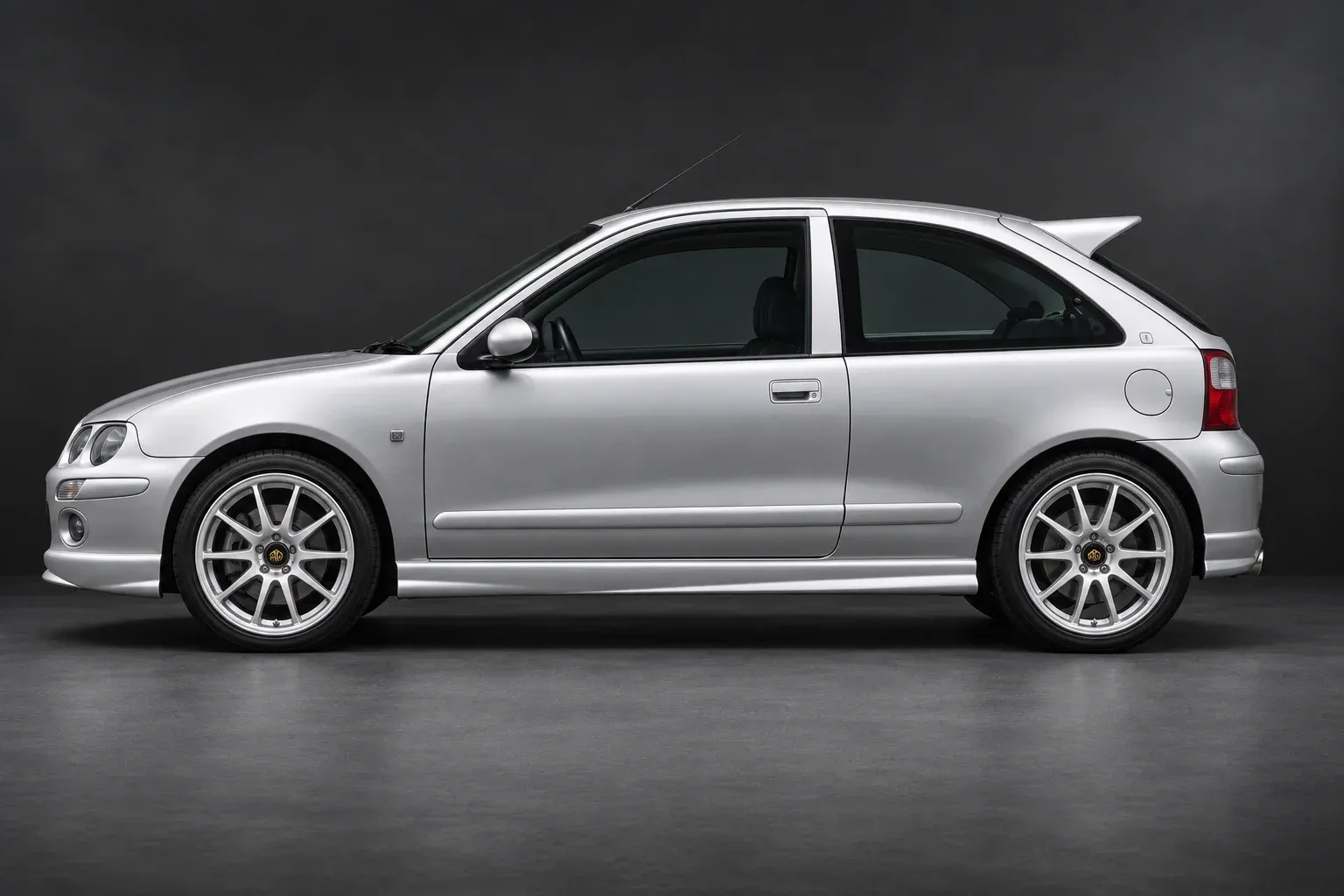 2003 MG ZR with EW-P-FF-002 wheel, side profile view