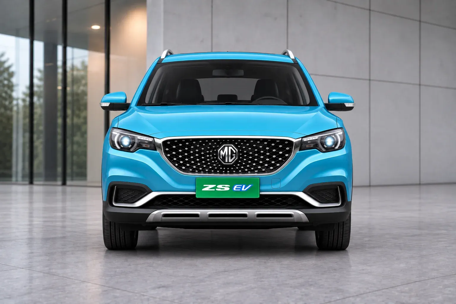 2019 MG ZS with EW-P-FF-002 wheel, front 0 view
