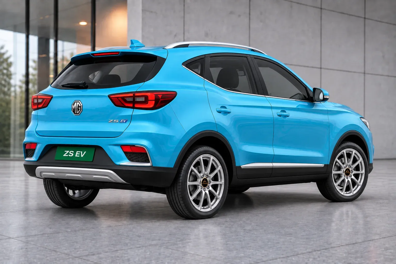 2019 MG ZS with EW-P-FF-002 wheel, rear right 45 view