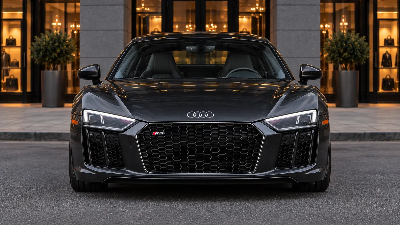2017 Audi R8 with EW-P-FF-005 wheel, front 0 view
