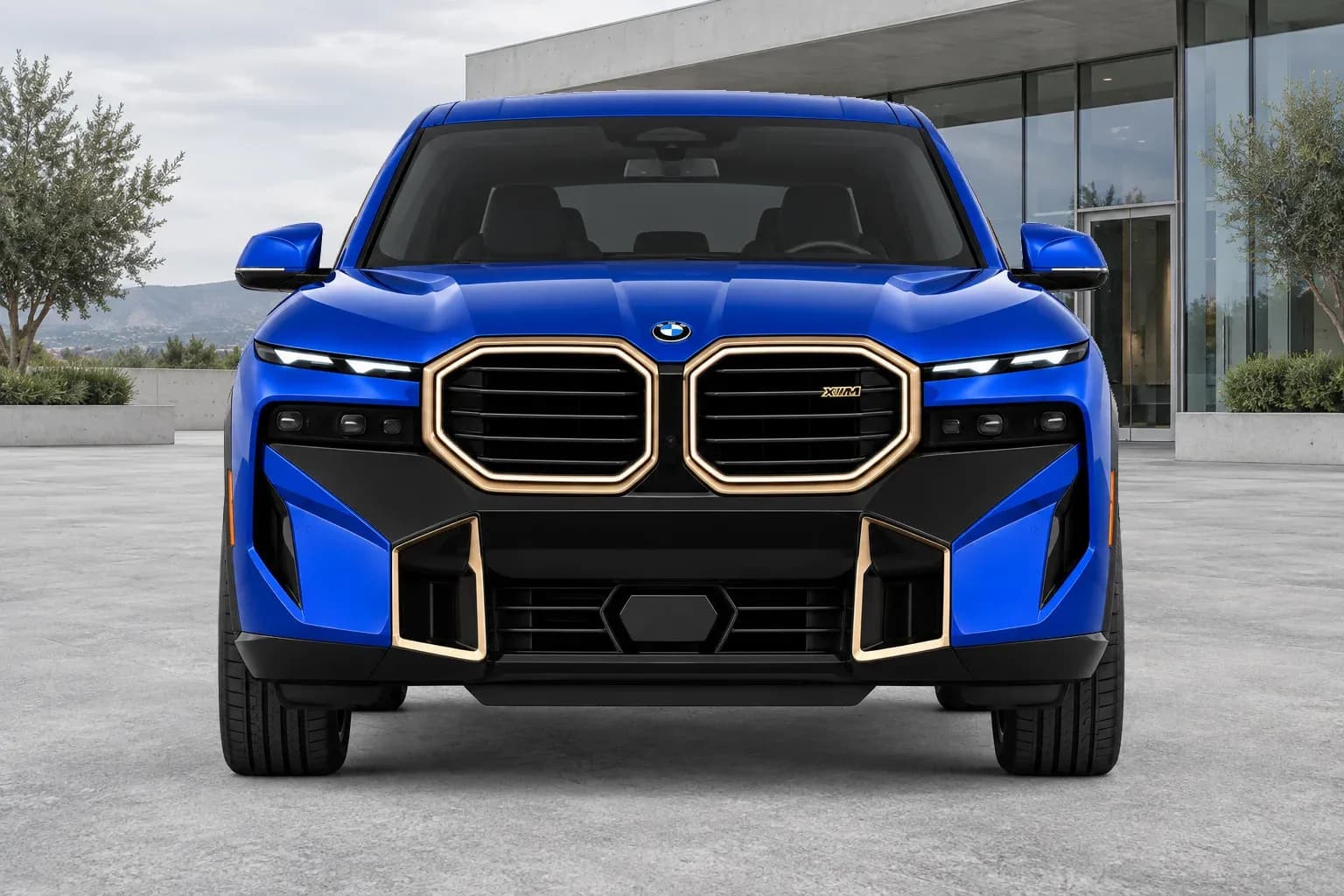 2023 BMW XM with EW-P-FF-006 wheel, front 0 view