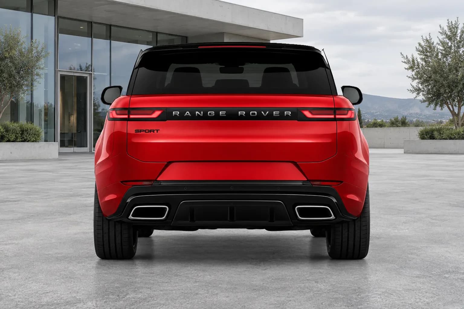 2025 Land Rover Range Rover Sport with EW-P-FF-006 wheel, rear 0 view