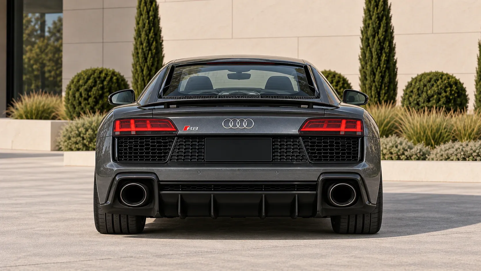 2024 Audi R8 with EW-P-FF-007 wheel, rear 0 view
