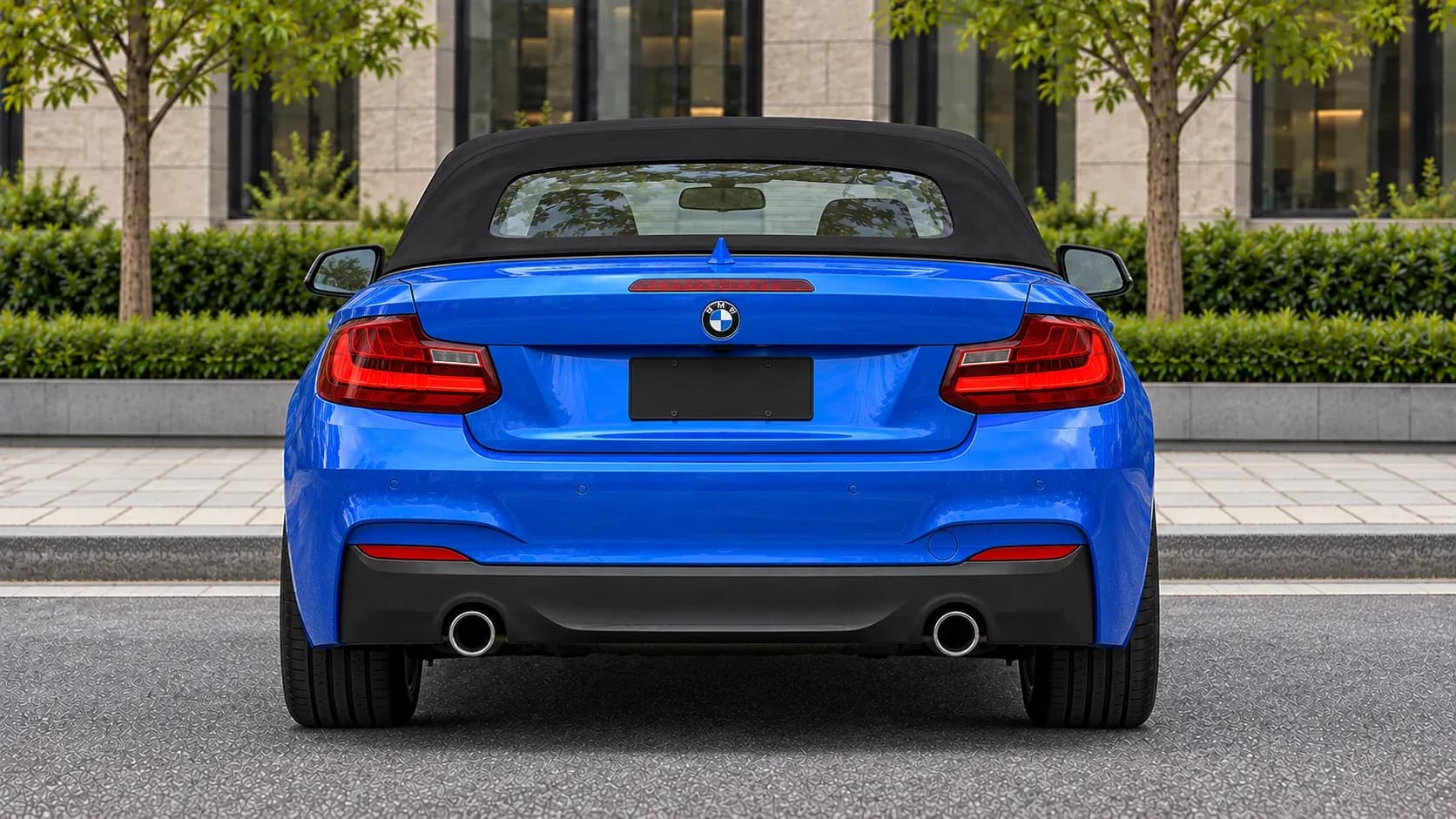 2015 BMW 2 Series with EW-P-FF-007 wheel, rear 0 view
