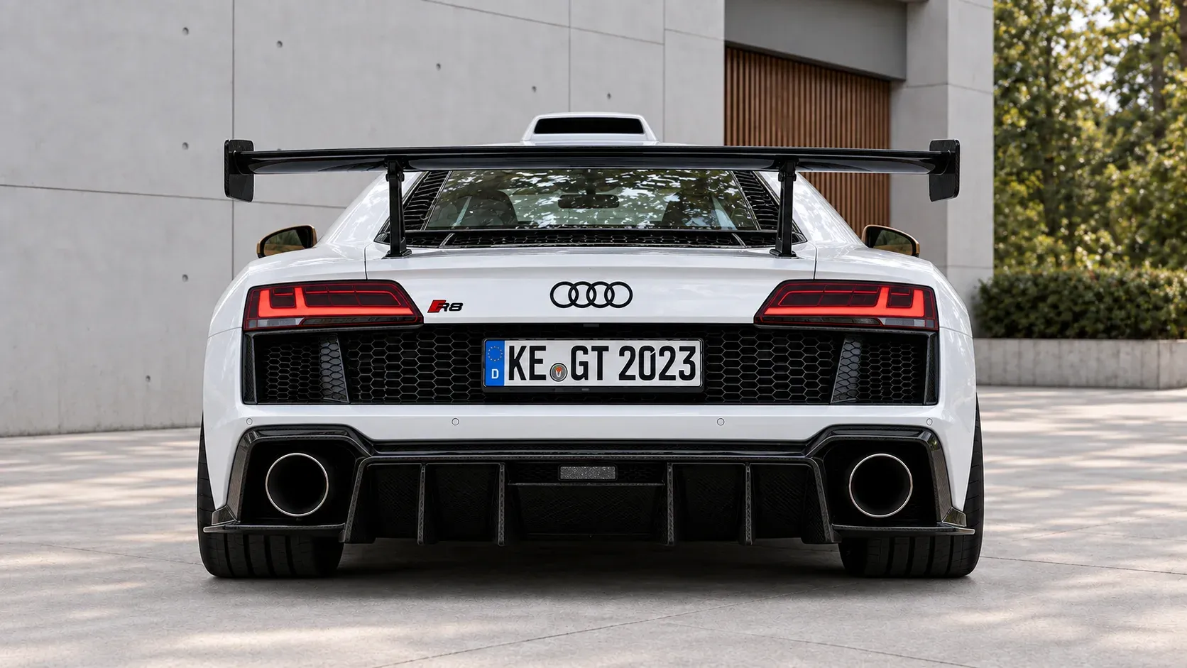 2024 Audi R8 with EW-P-FF-008 wheel, rear 0 view