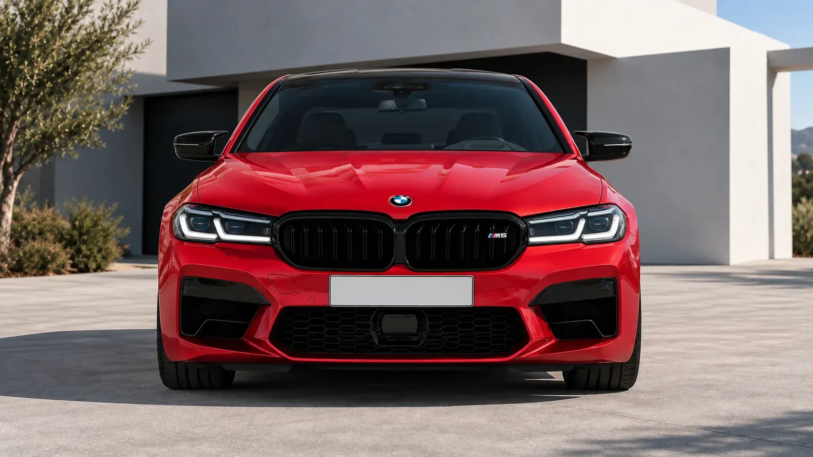 2021 BMW M5 with EW-P-FF-008 wheel, front 0 view