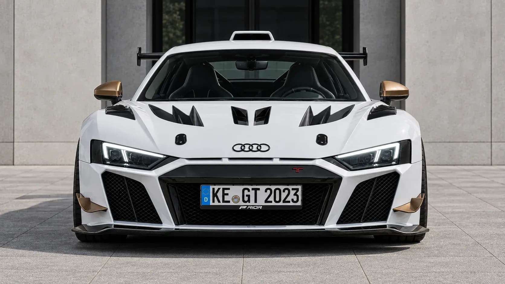 2024 Audi R8 with EW-P-FF-009 wheel, front 0 view