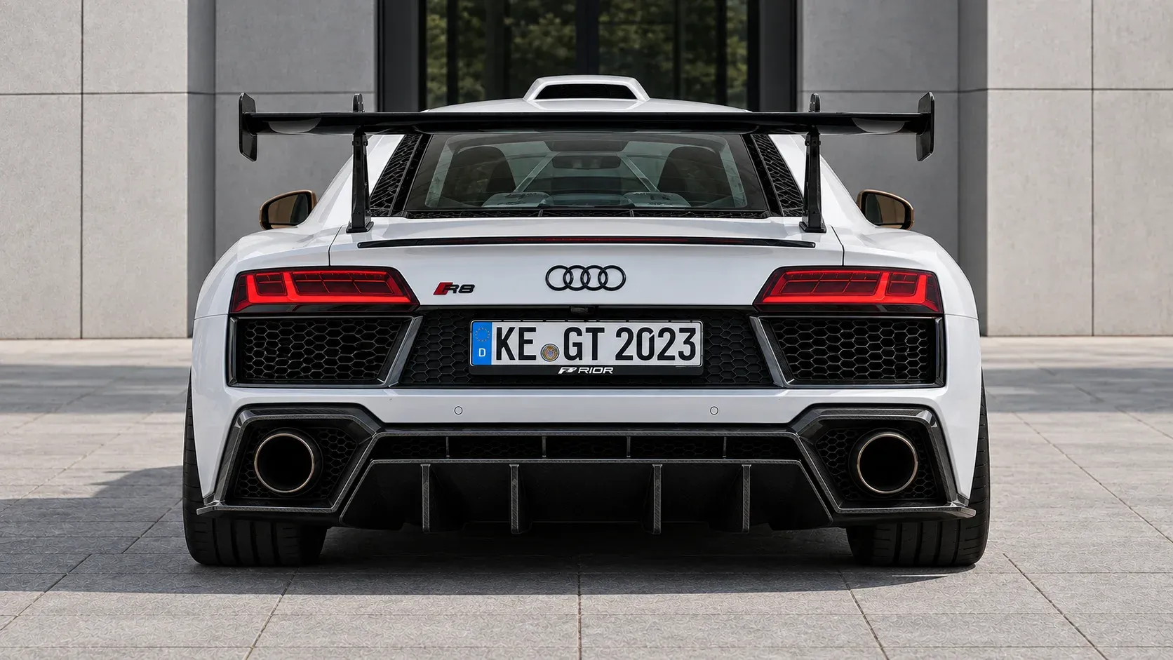 2024 Audi R8 with EW-P-FF-009 wheel, rear 0 view