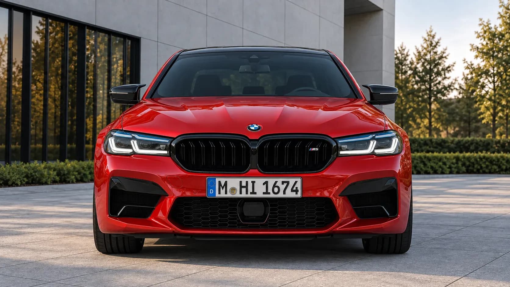 2021 BMW M5 with EW-P-FF-009 wheel, front 0 view