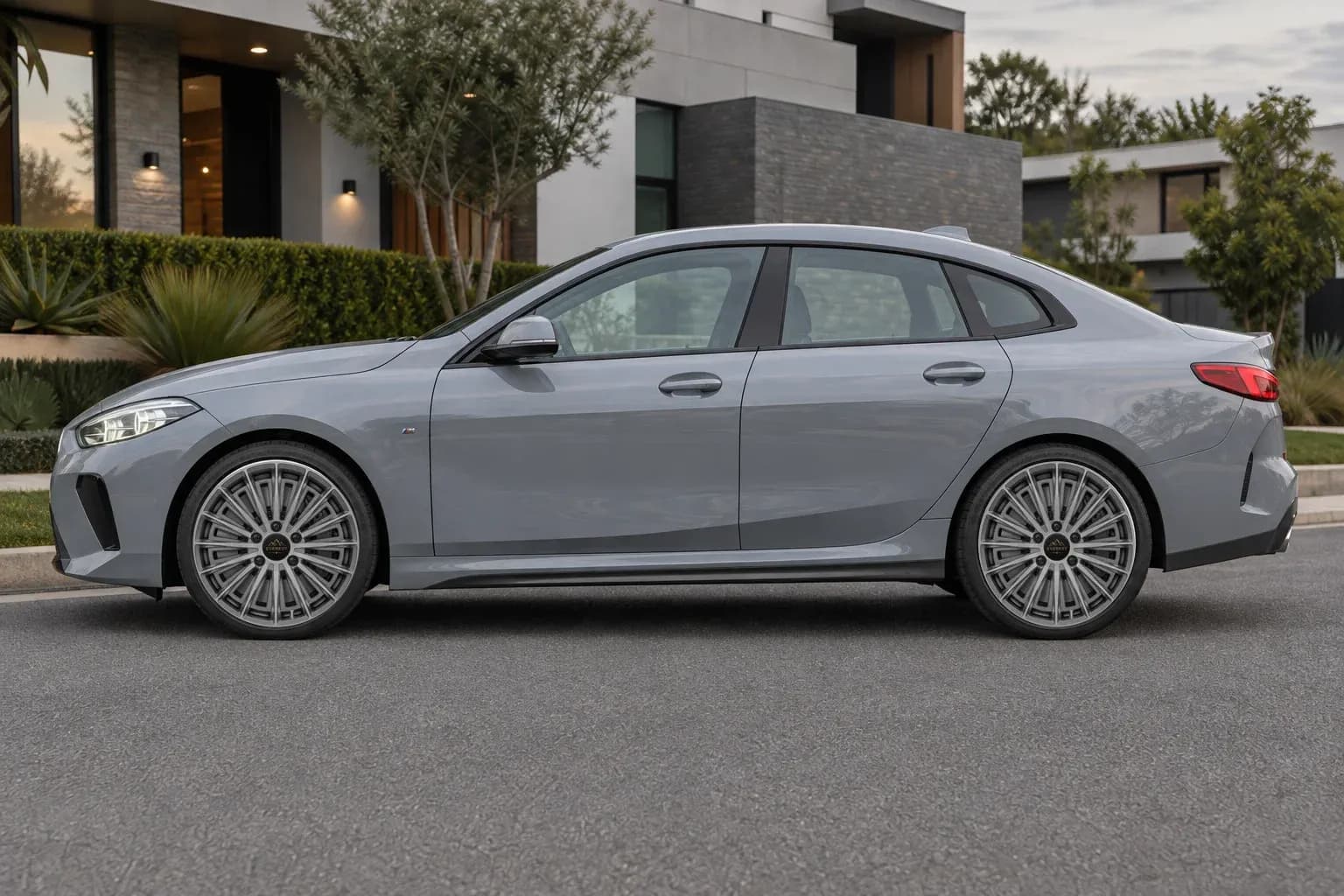 2020 BMW 2 Series with EW-P-FF-013 wheel, side profile view