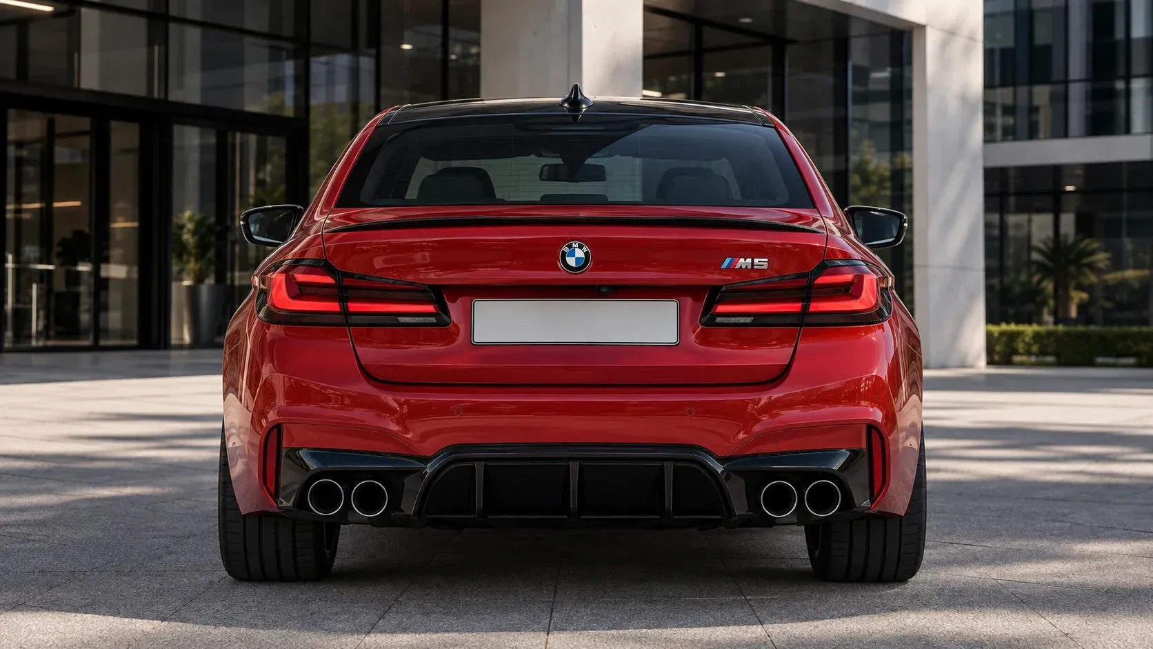 2021 BMW M5 with EW-P-FF-013 wheel, rear 0 view