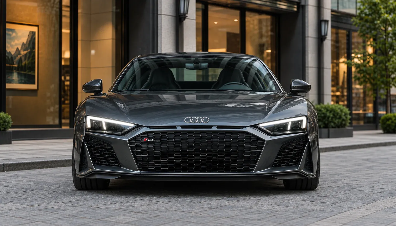 2024 Audi R8 with EW-P-FF-014 wheel, front 0 view