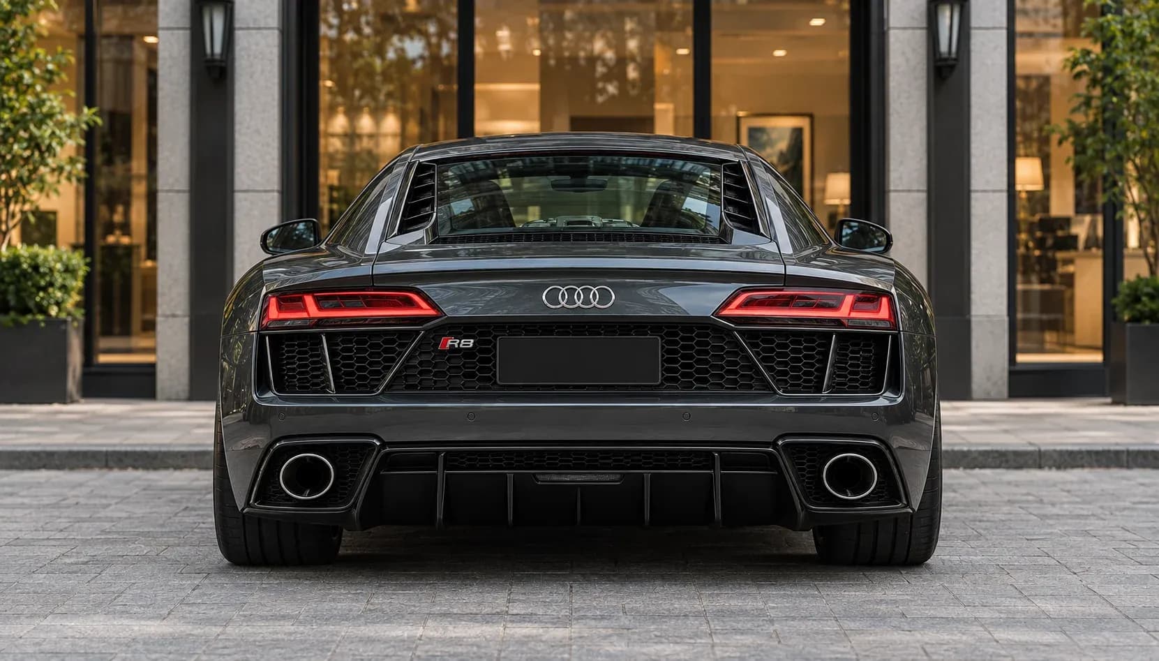 2024 Audi R8 with EW-P-FF-014 wheel, rear 0 view