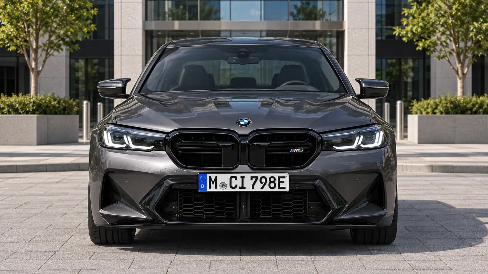 2021 BMW M5 with EW-P-FF-014 wheel, front 0 view