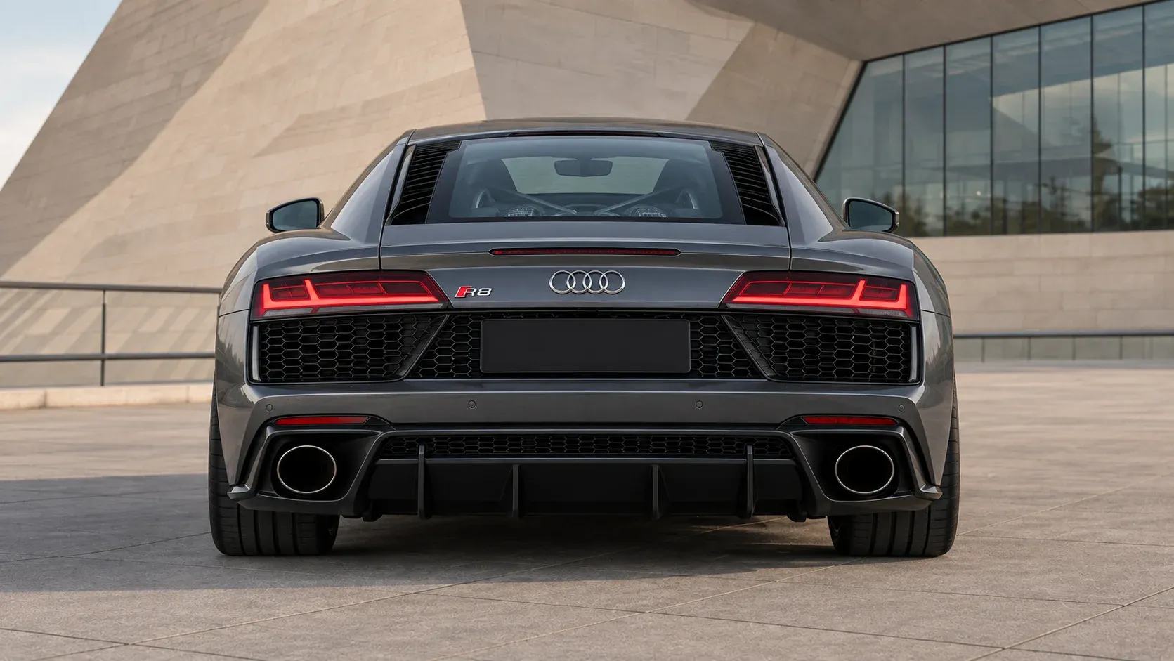 2024 Audi R8 with EW-P-MF-001 wheel, rear 0 view
