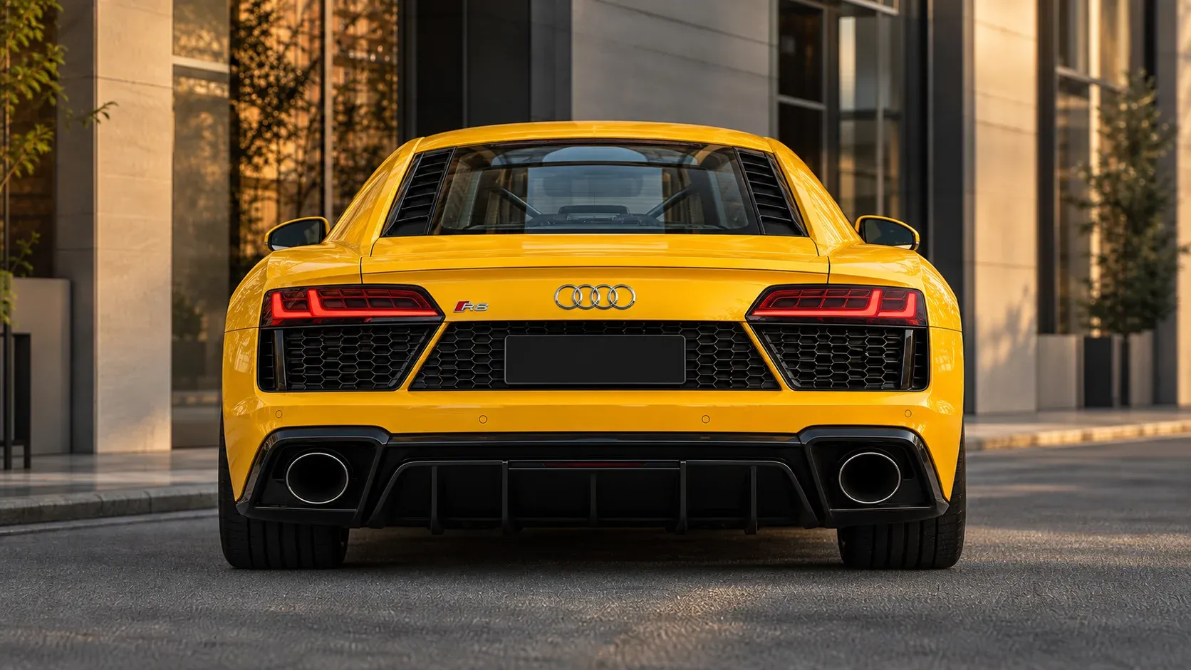 2024 Audi R8 with EW-P-MF-002 wheel, rear 0 view