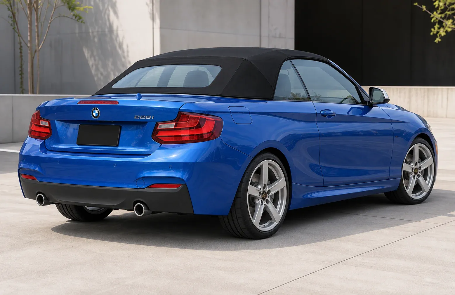 2015 BMW 2 Series with EW-P-MF-002 wheel, rear right 45 view