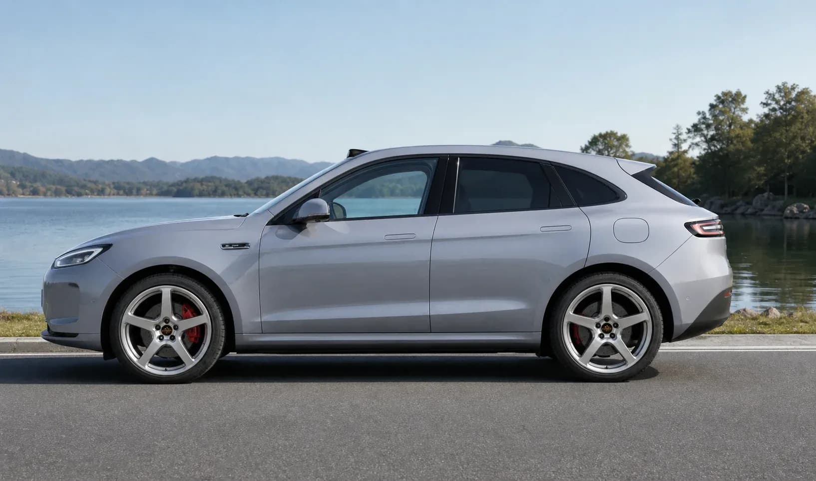 2025 Aito M5 Ultra with EW-P-MF-004 wheel, side profile view