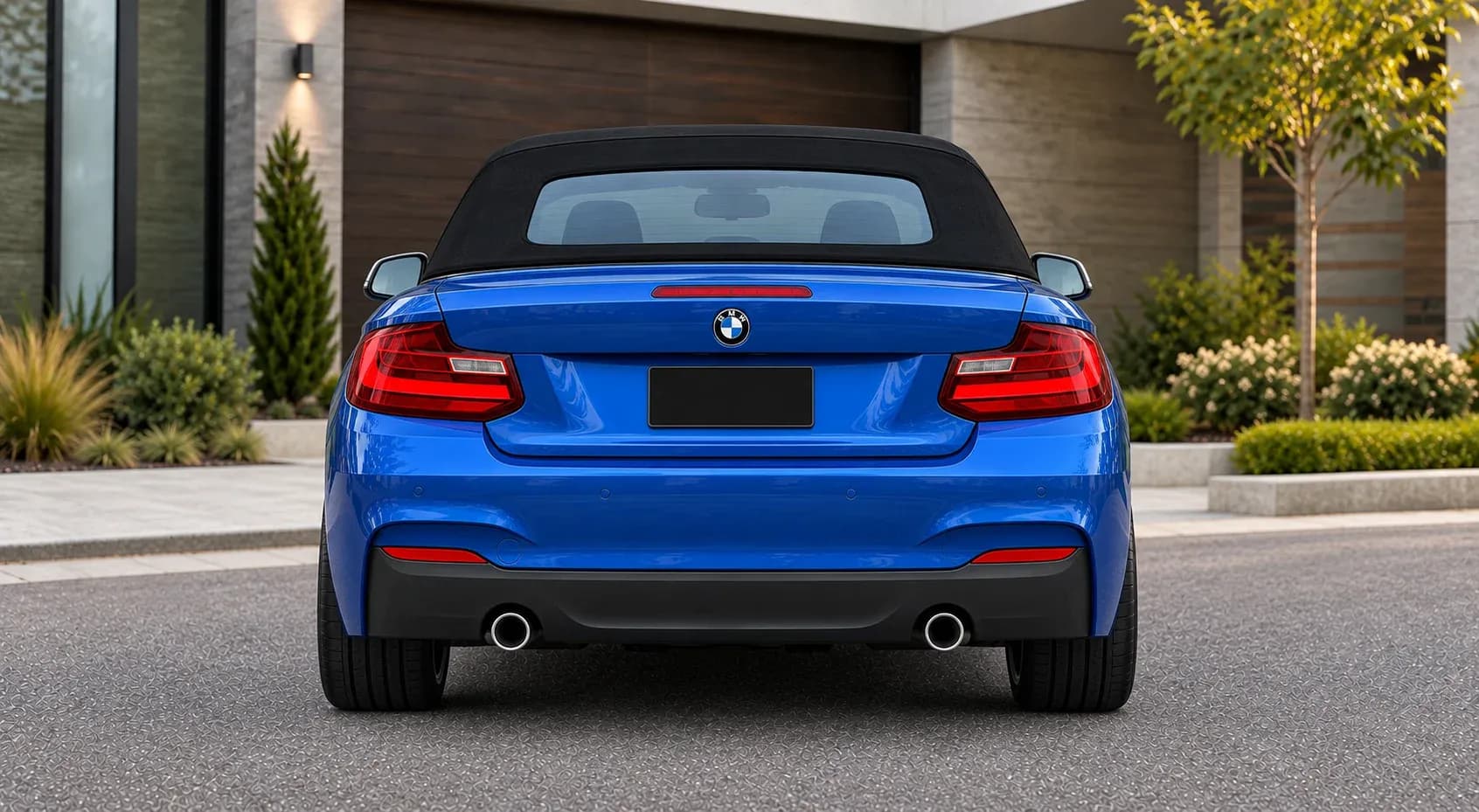 2015 BMW 2 Series with EW-P-MF-005 wheel, rear 0 view