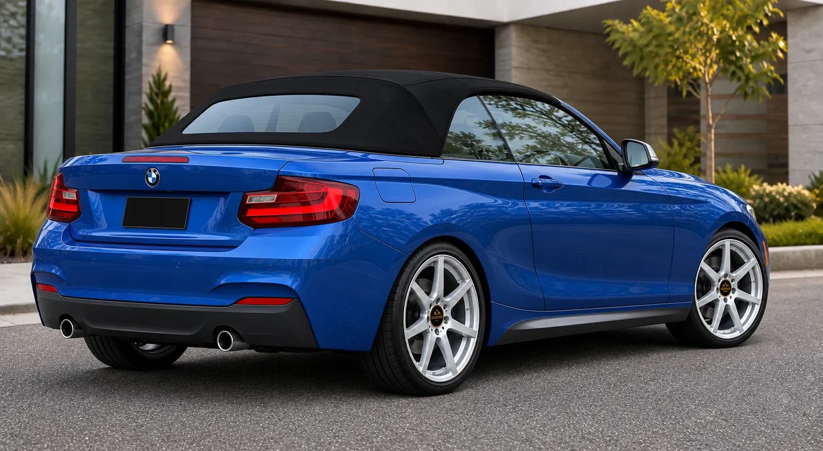2015 BMW 2 Series with EW-P-MF-005 wheel, rear right 45 view