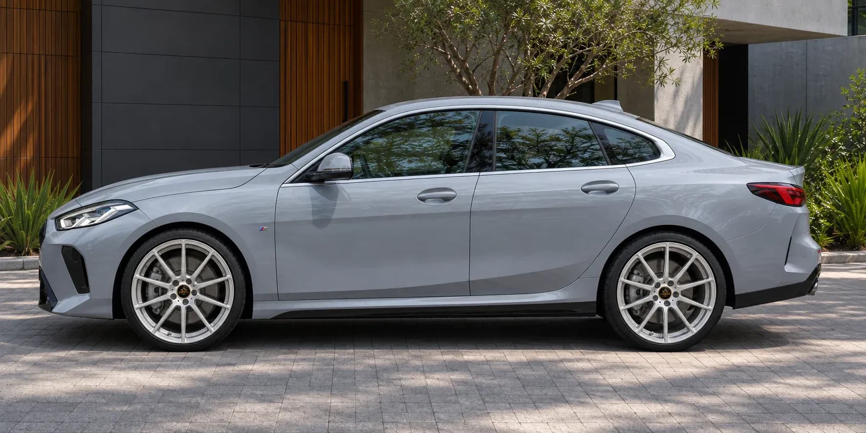 2020 BMW 2 Series with EW-P-MF-006 wheel, side profile view
