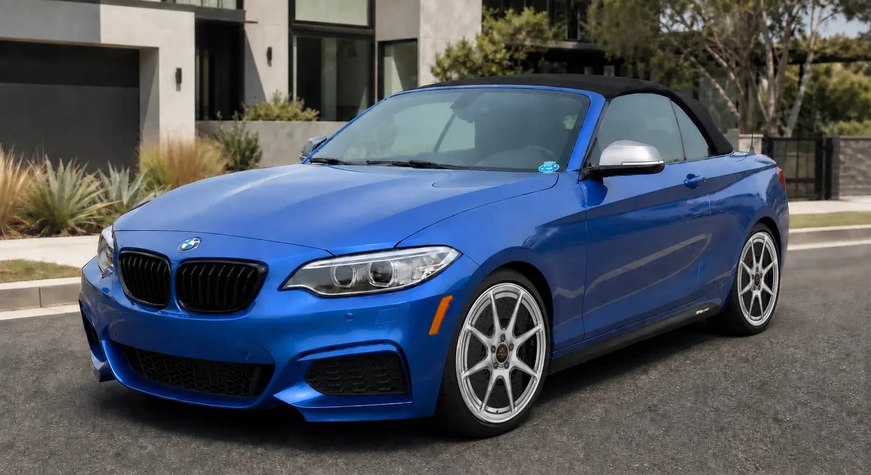 2015 BMW 2 Series with EW-P-MF-009 wheel, front right 45 view