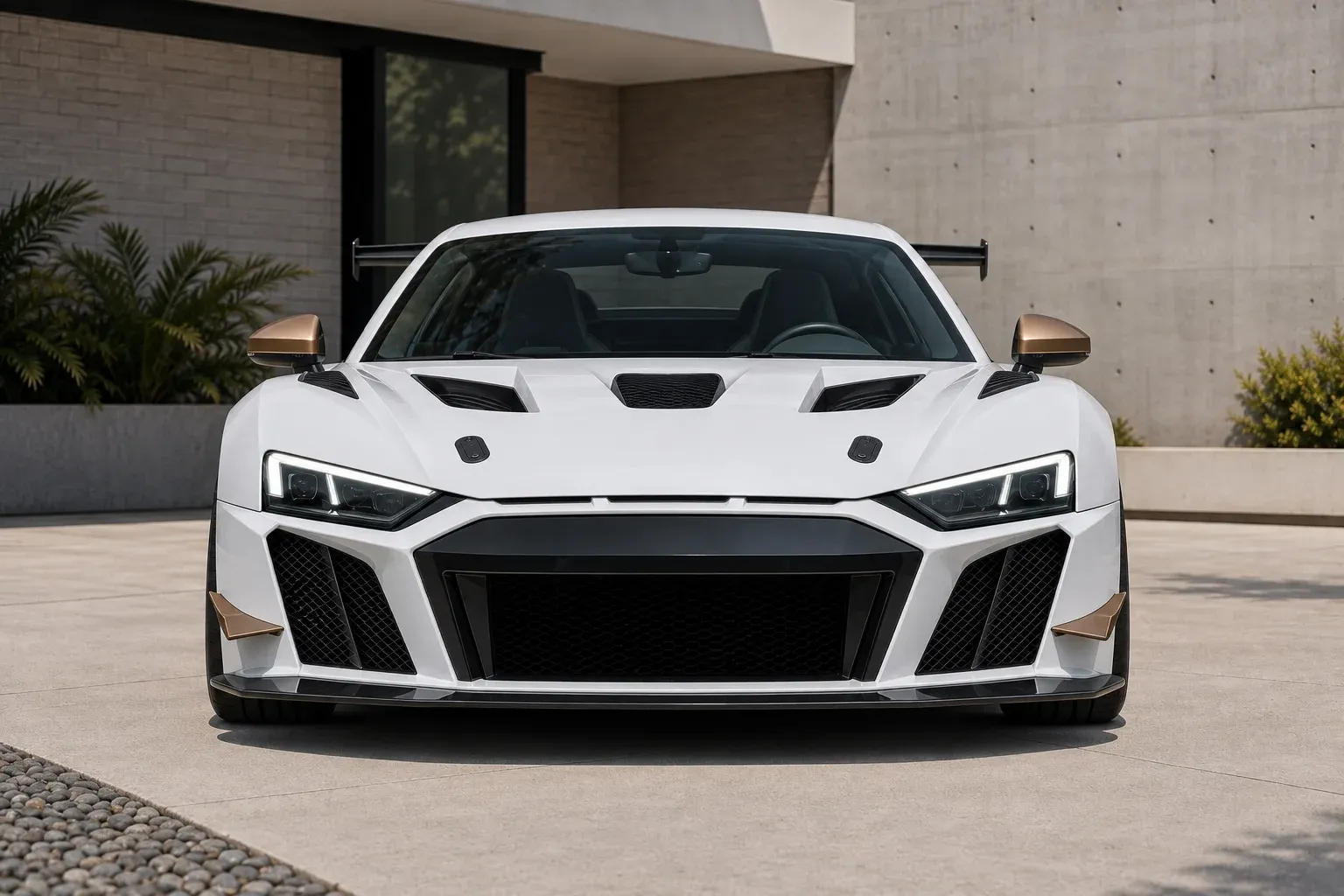2024 Audi R8 with EW-P-MF-010 wheel, front 0 view
