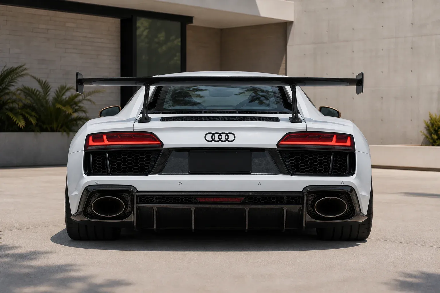 2024 Audi R8 with EW-P-MF-010 wheel, rear 0 view