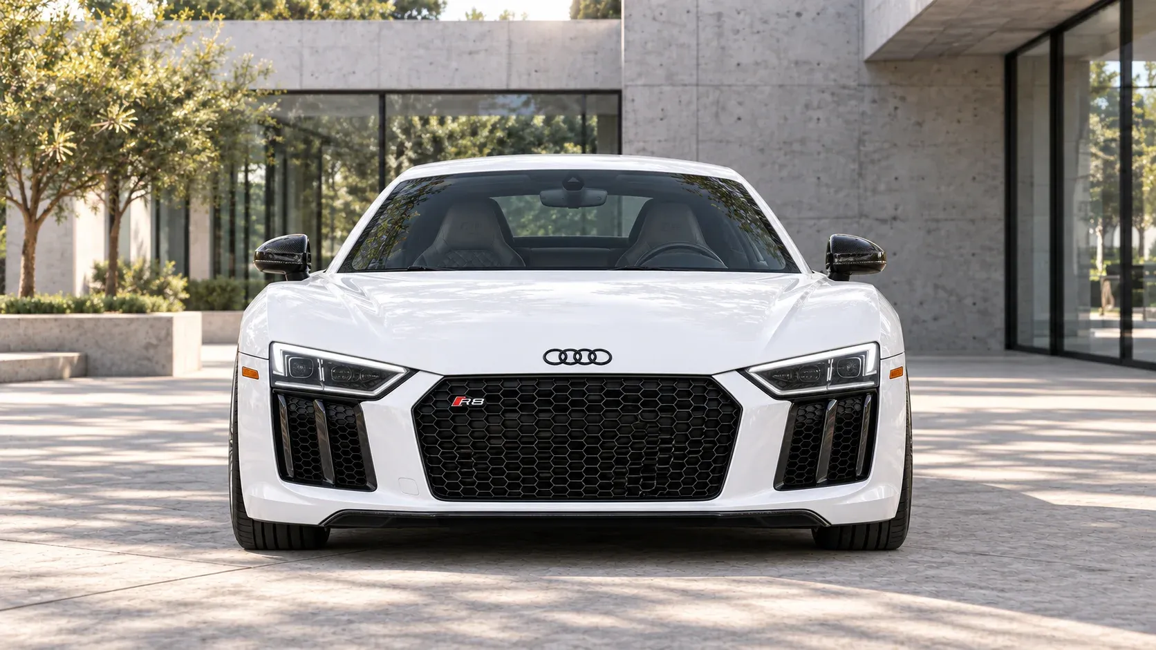 2017 Audi R8 with EW-P-MF-014 wheel, front 0 view