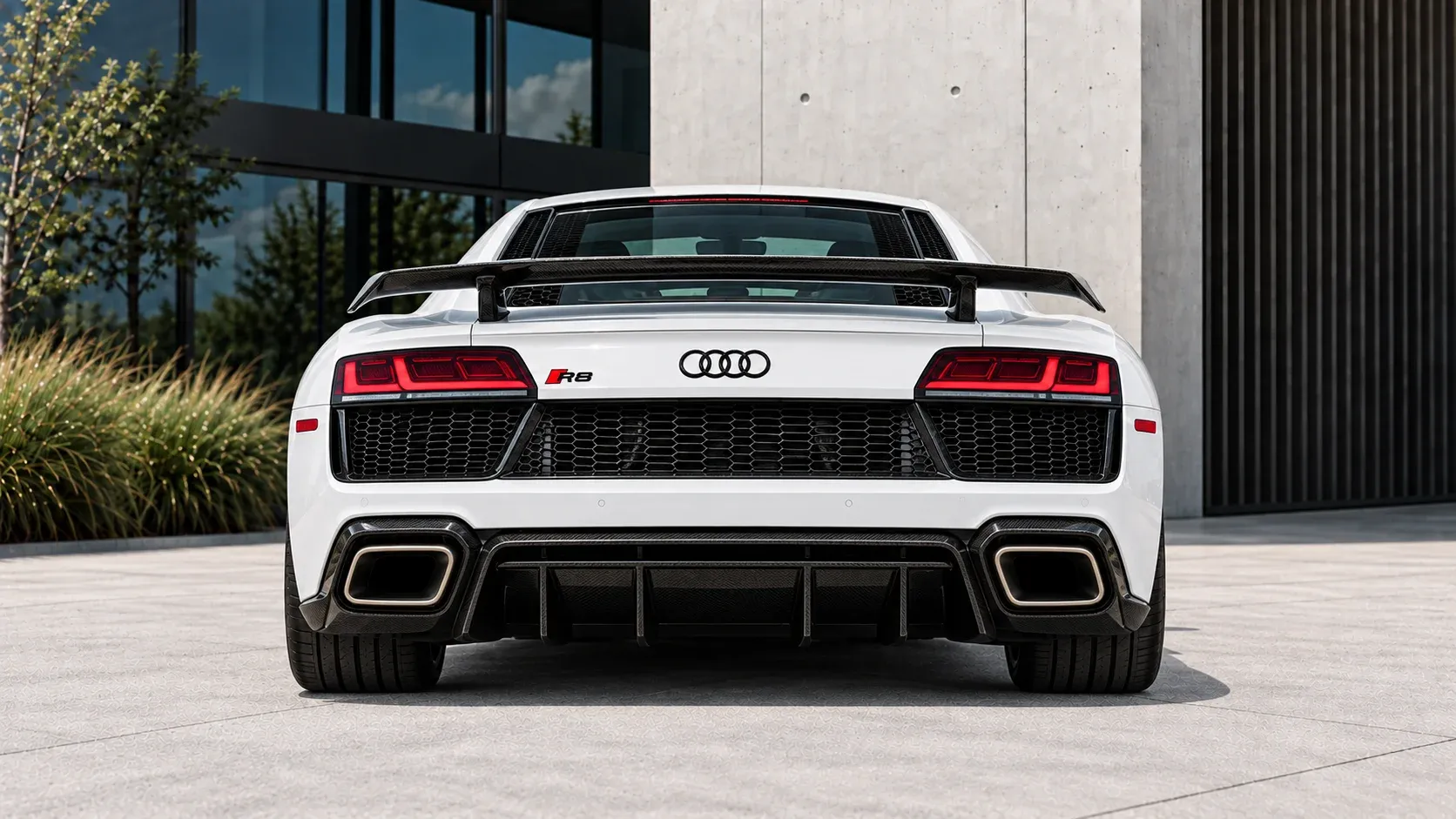 2020 Audi R8 with EW-P-MF-015 wheel, rear 0 view