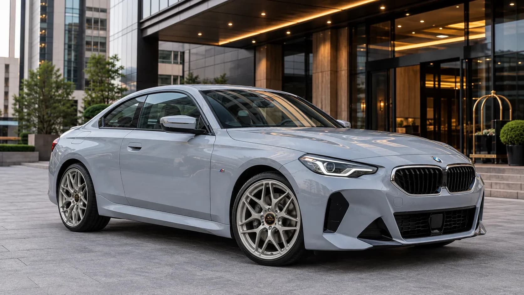 2022 BMW 2 Series with EW-P-MF-015 wheel, front right 45 view