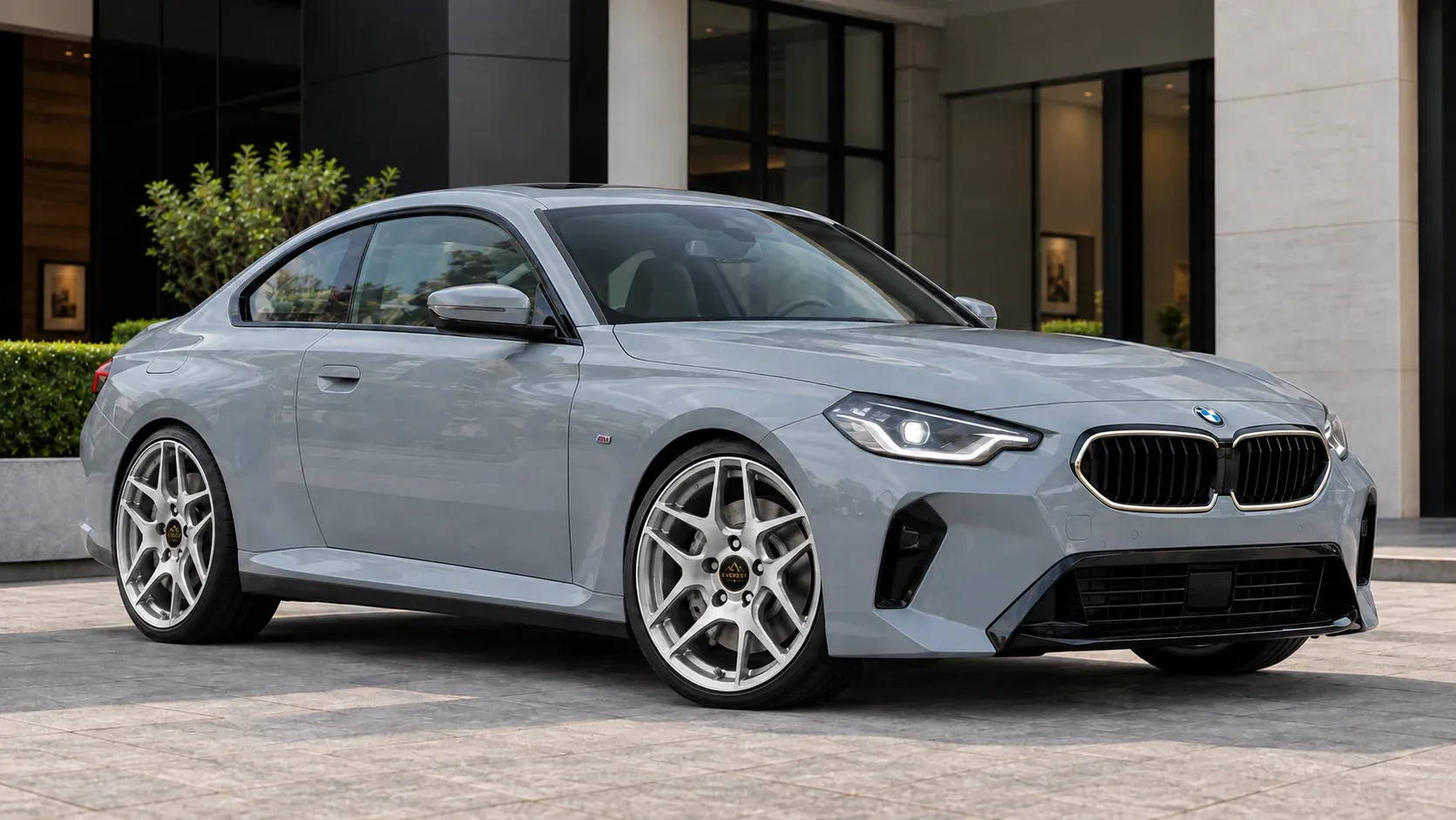 2022 BMW 2 Series with EW-P-MF-016 wheel, front right 45 view
