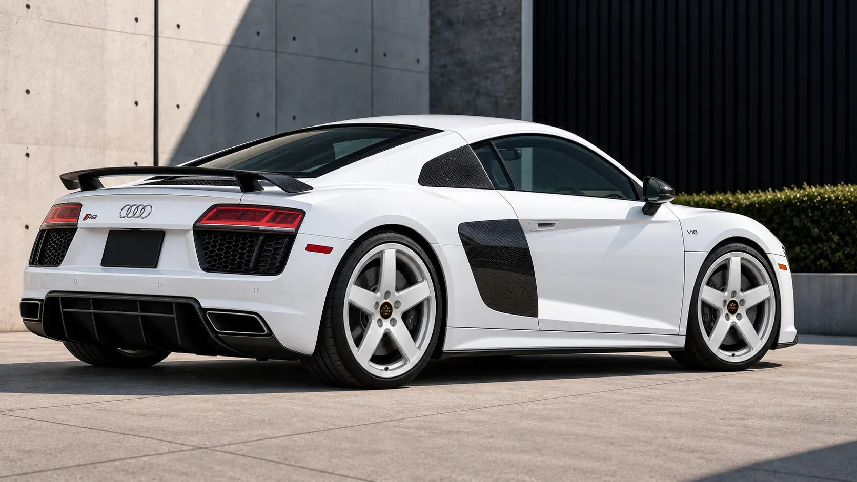 2017 Audi R8 with EW-P-MF-018 wheel, rear right 45 view