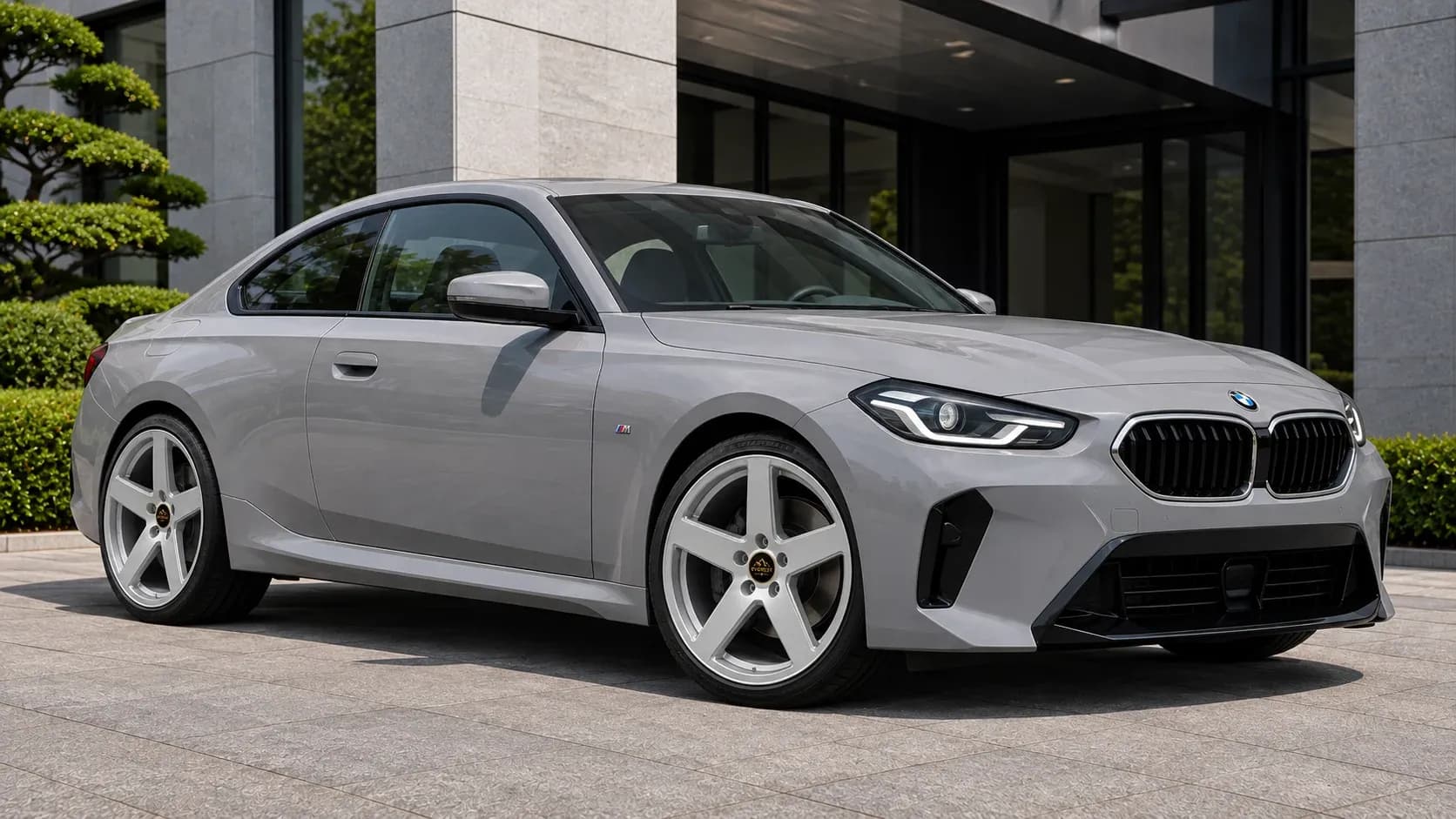 2022 BMW 2 Series with EW-P-MF-018 wheel, front right 45 view