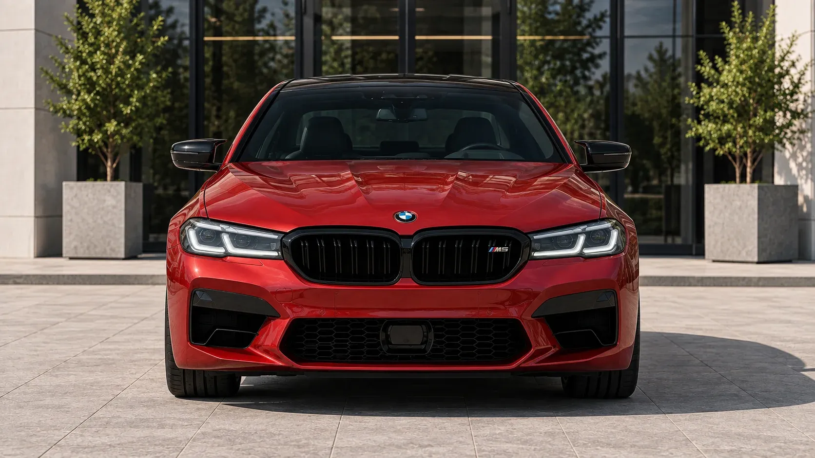 2021 BMW M5 with EW-P-MF-018 wheel, front 0 view