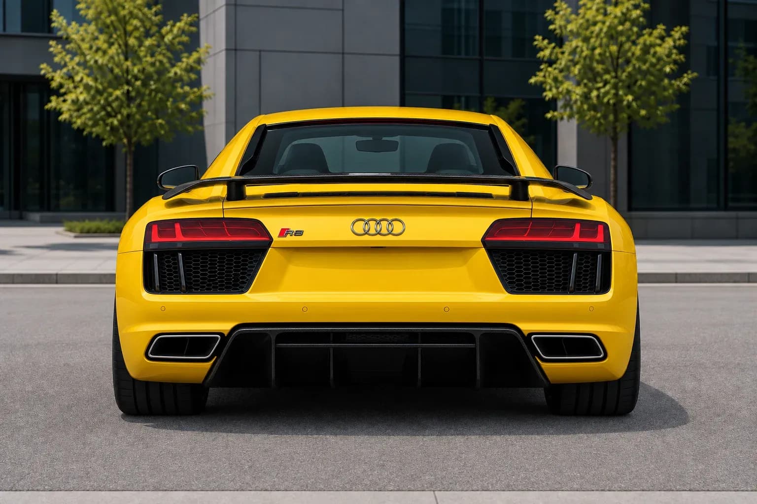 2017 Audi R8 with EW-P-MF-020 wheel, rear 0 view